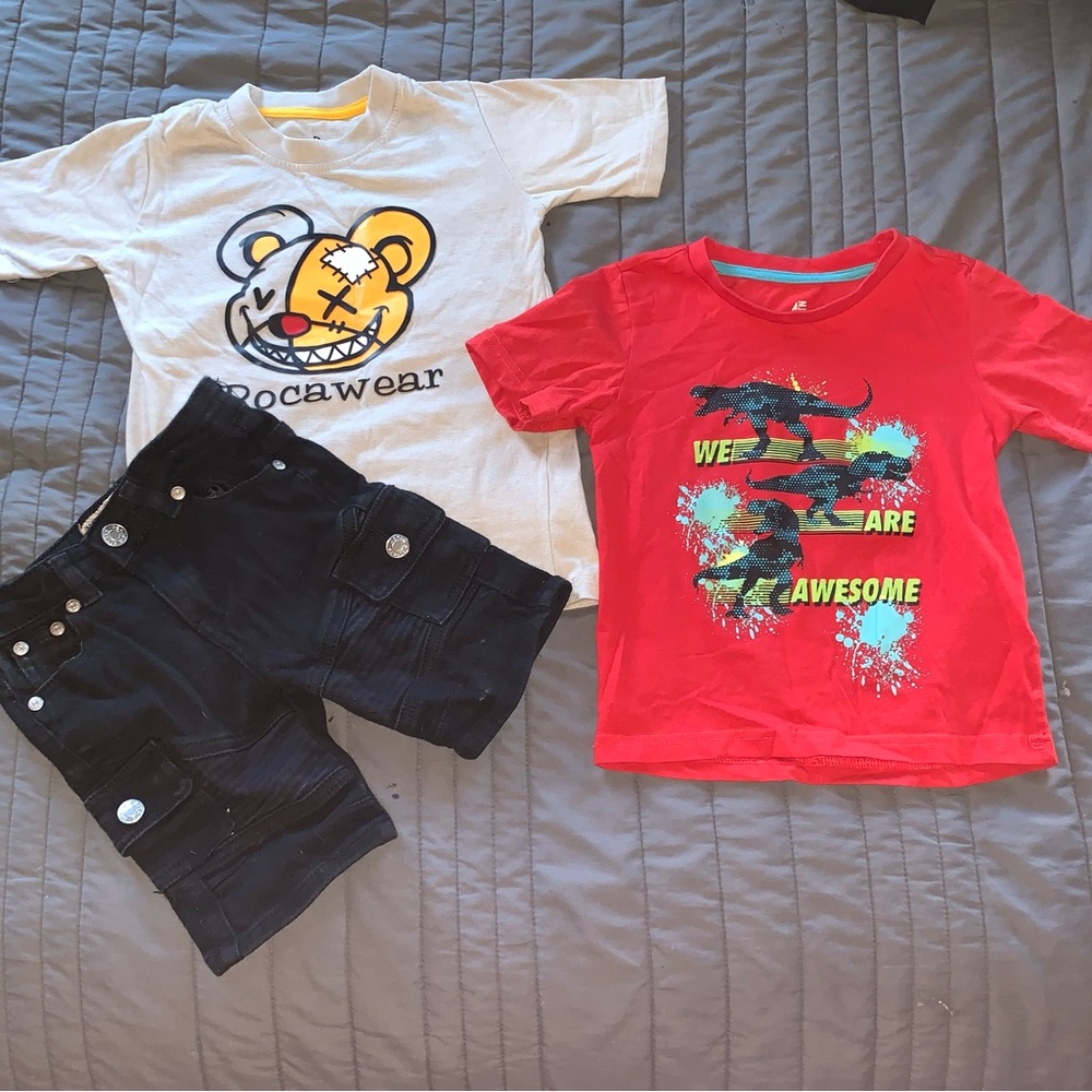 Rocawear Kids Graphic T-Shirt - Cream